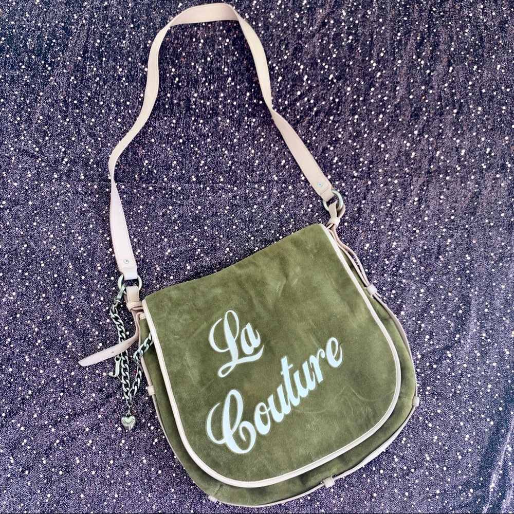 Juicy Couture Olive Green Messenger Bag